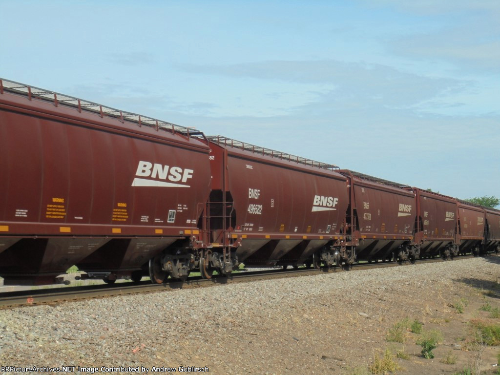 BNSF 496582, 477520 + 495010